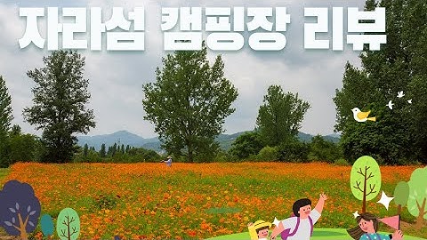 자라섬 캠핑장 리뷰/자라섬에서의 특별한 캠핑 /자라섬 배스낚시/양고기BBQ의 진수