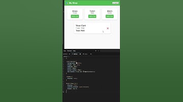 E-commerce Shopping Cart🔥#codewithswag #css #javascript #shorts #shortsviral #trending #webdev