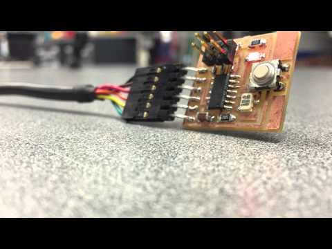 LED blinking SOS Morse Code, ATTINY44
