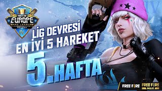 Free Fire Pro Ligi 4. Sezon 5. Hafta En İyi 5 Hareket Garena Free Fire