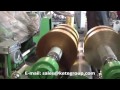 Aluminium foil slitting machine