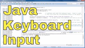 Learn Java - Exercise 02x - Read Keyboard Input
