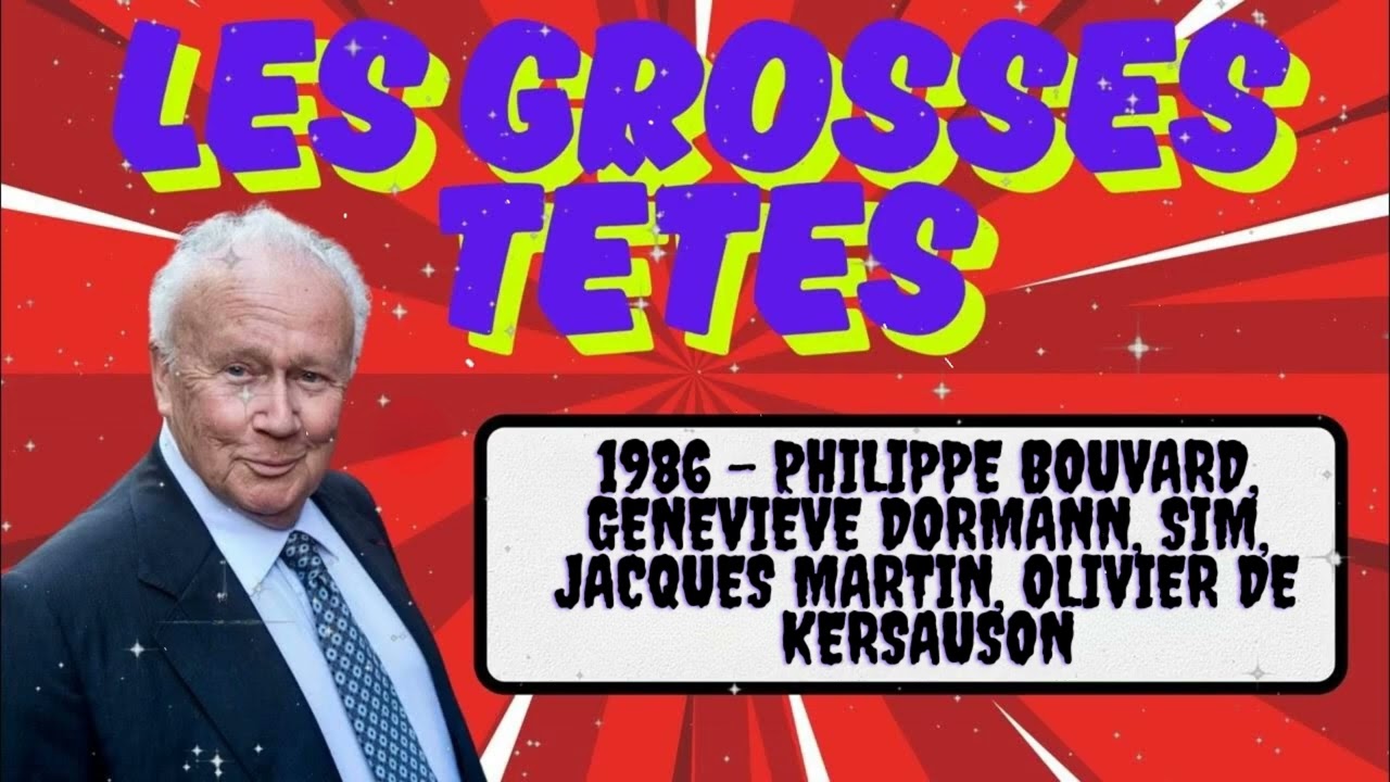 1986 - Philippe Bouvard, Geneviève Dormann, Sim, Jacques Martin, Olivier De Kersauson