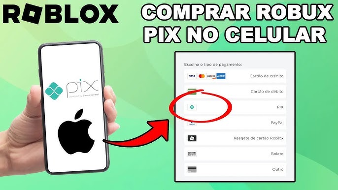 Como comprar Robux para Roblox com Pix ou Cartão de Crédito