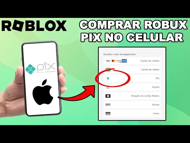 Como comprar ROBUX pelo celular no mercado pago 