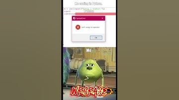 Me coding in Python. #funny #memes #shorts #jokes