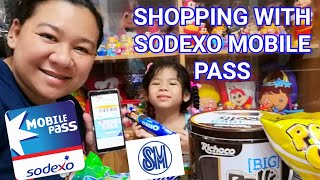 SHOPPING WITH SODEXO MOBILE PASS AT SM | WHAT IS A SODEXO MOBILE PASS? HOW TO USE SODEXO MOBILE PASS