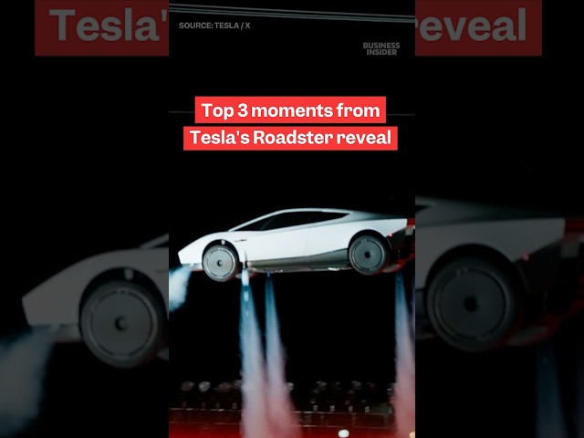 #Tesla reveals #Roadster able to drive upside down, launch in air, hit 60 mph in less than 1 second