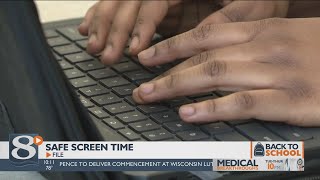 Limiting screen time for kids despite virtual school