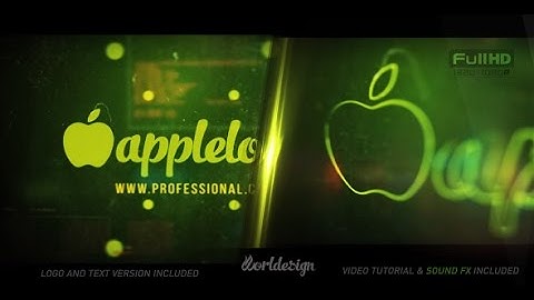 After Effects Template: Glitch Code Source Logo