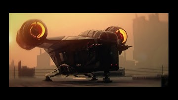 Razor Crest animation - Blender 2.9