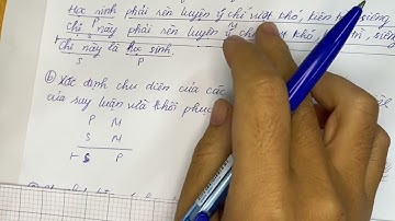 Bài tập Tam đoạn luận