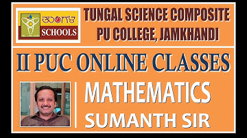 LECTURE - 11 | DIFFERENTIATION | II PUC MATHEMATICS | BY SUMANTH SIR