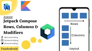 Jetpack Compose - Rows, Columns & Modifiers || Jetpack Compose Layout || Android Studio