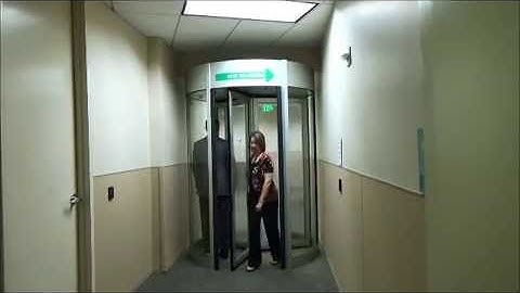 Tourlock 120A One-Way Security Revolving Door End User Orientation