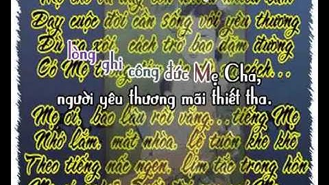 Công Cha Nghĩa Mẹ 2 - karaoke playback - http://songvui.org
