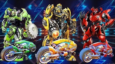 Grand Robot _ Bike Transform City Attack Android Gameplay