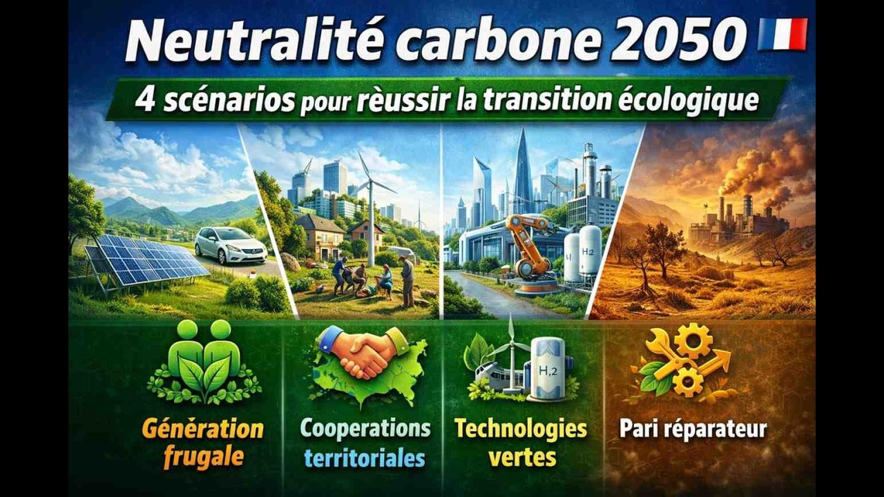 Neutralité carbone 2050 : 4 scénarios pour réussir la transition ...