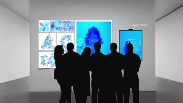 Trans-displinary Graphic Art with an AI Technique (Computer vision)