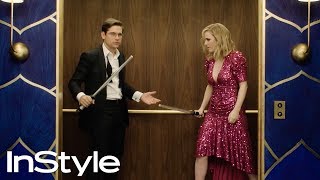 Rachel Brosnahan & Jason Ralph | 2020 Golden Globes Elevator | InStyle | #shorts