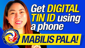 How to get Digital TIN ID online with Existing tin number using your Mobile thru BIR ORUS|