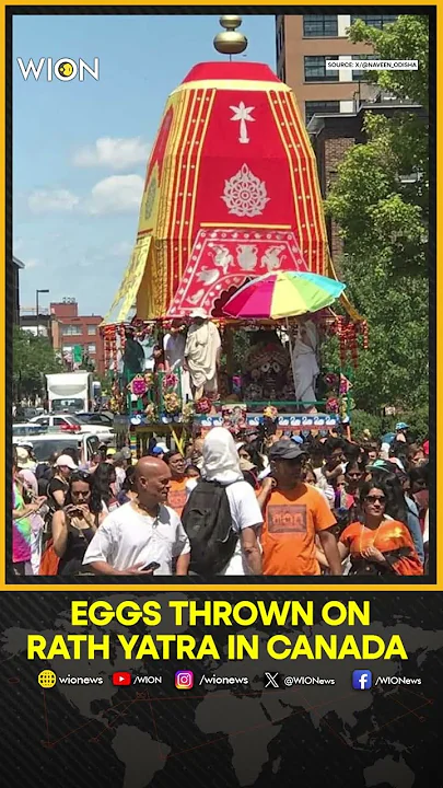 Canada: Eggs Hurled At Indians Celebrating Rath Yatra In Toronto | WION Shorts