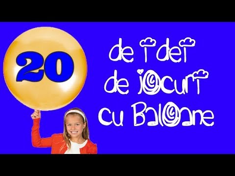 🎈🎈🎈20 de IDEI DE JOCURI CU BALOANE🎈🎈🎈