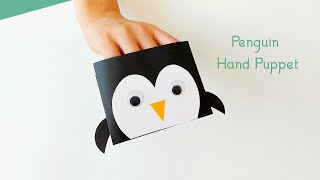 Famous How To Make Penguin Hand Puppet For Kids | Easy Paper Crafts | Winter Craft Ideas | 5 Minute Crafts Net Worth