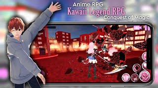 (3D Anime) Kawaii Legend Conquest of Magic RPG - Addictive mobile games Full gameplay no commentary screenshot 1