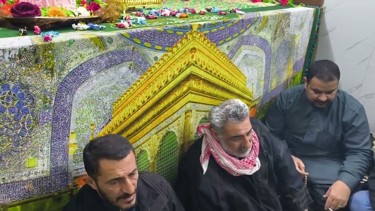 مديح في تكية الشيخ ياسين ابو حميدي المداح صدام السبعاوي جديد 2026 بمناسبه ميلاد سيدنا الحسين (ع)