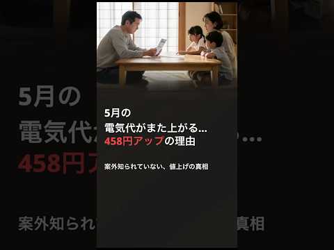 【また値上げ】5月の電気代、負担増になる2つの原因のサムネイル