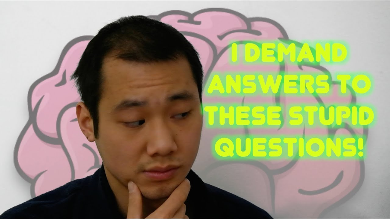 I Demand Answers to these Stupid Questions!