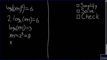 Solving Equations containing logarithm - Catch the Error  - Pre-university Calculus - TU Delft