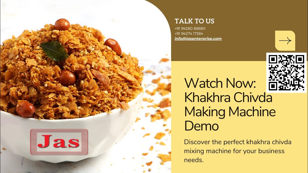 Khakhra Chivda Mixing machine | +91-9426088680 | jasenterprise.com