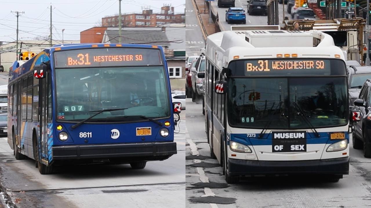 NYCT Bus: Bx31 Bus Action along 233rd Street (New Flyer XD40 / Novabus LFS) (January 2026)