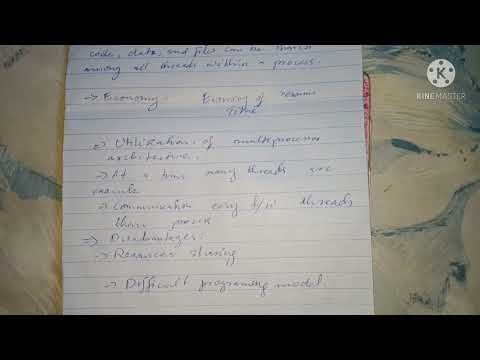Advantages and Disadvantages Of Thread in Operating system, Computer science.