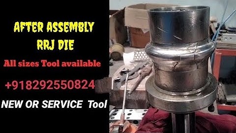 PVC_Die_Assemble//RRJ_Die Assembly_Fully //@SanthaliExpress24 //#Online_PVC_Pipe_Socketing_machine//