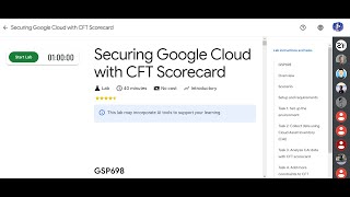 Securing Google Cloud with CFT Scorecard Lab Solution | #GSP698 | Arcade | Qwiklabs 2024 screenshot 5