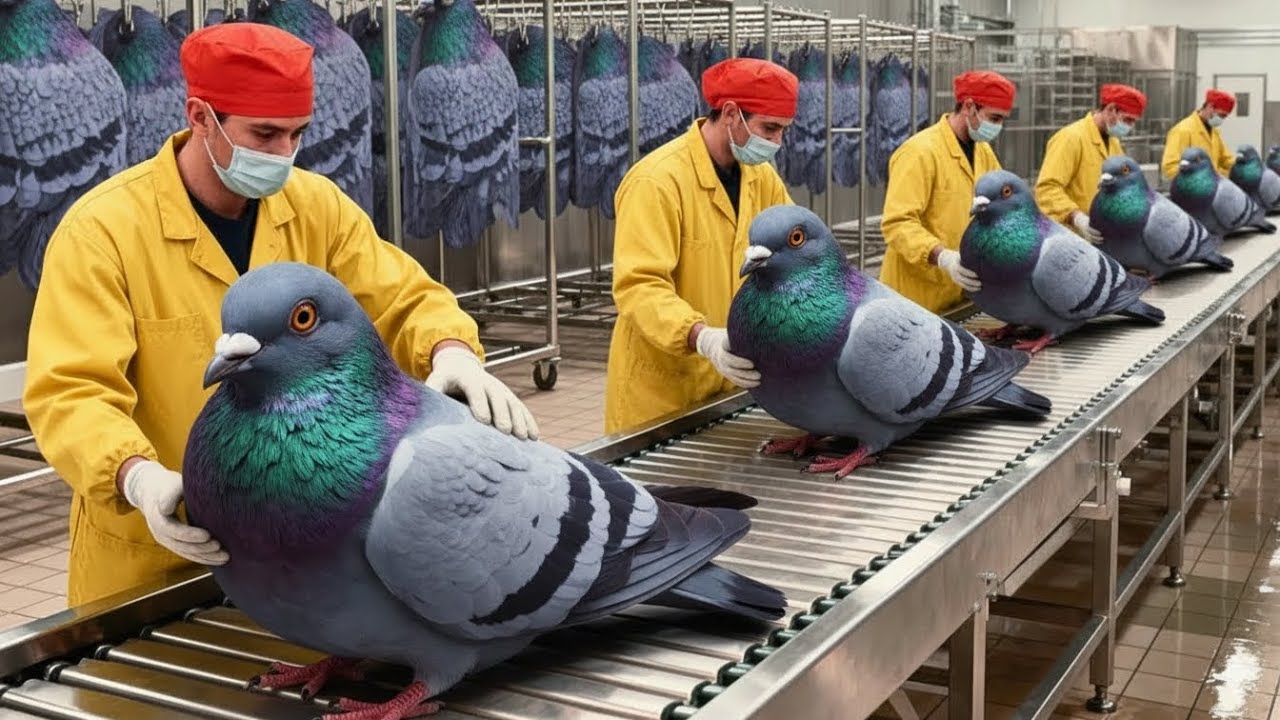 How Americans Raise and Process Millions of Pigeons – Meat & Racing Industry Revealed