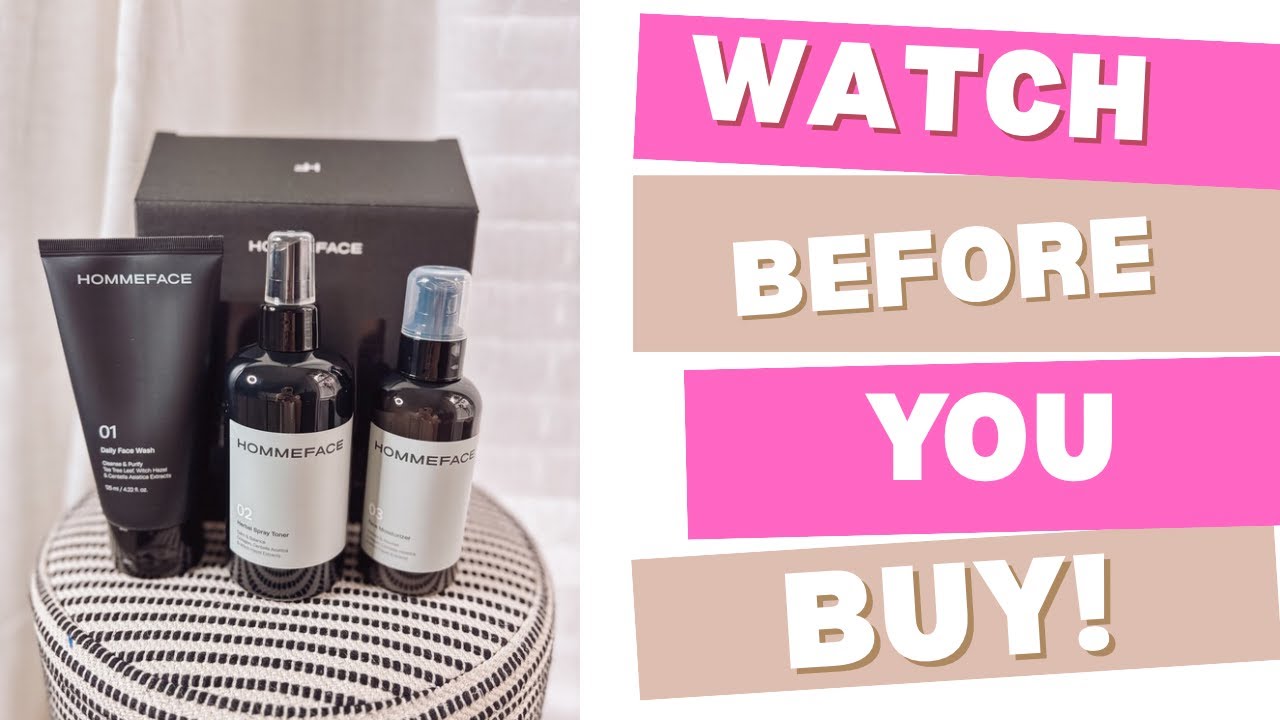 Easy Men’s Skincare Routine | HommeFace 3-Step Set