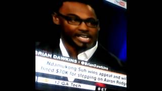 Brian Dawkins talks on First Take - 12/31/14