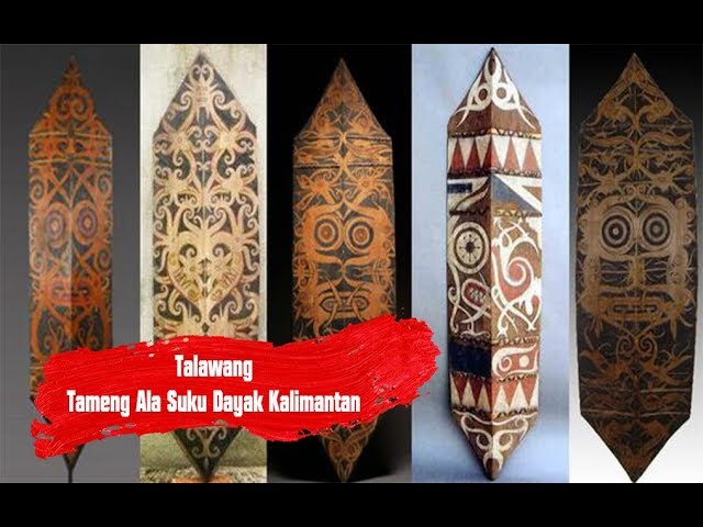 Talawang, Tameng Ala Suku Dayak Kalimantan class=