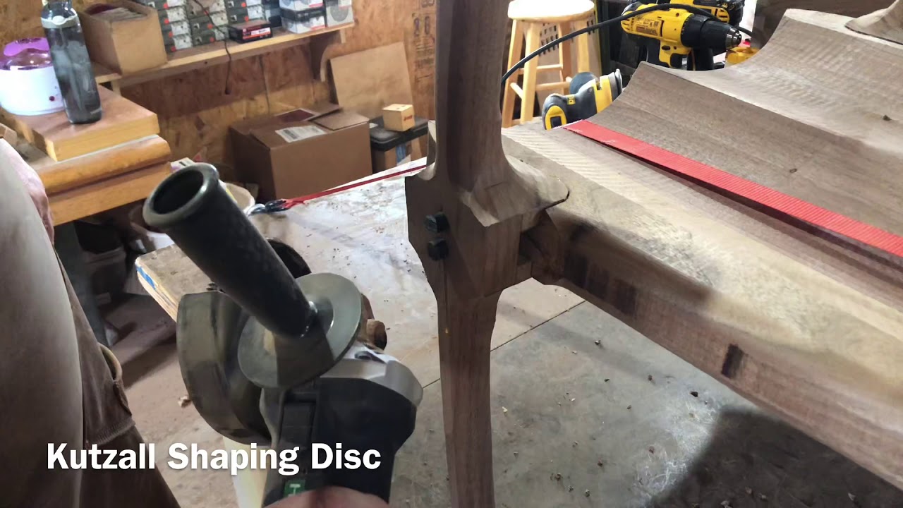 Rocking chair shaping/carving