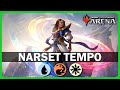 INSANE VALUE with NARSET Tempo! | 🔵🔴⚪ Midweek Magic: Historic Brawl (MTG Arena)