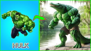 AVENGERS But Super Alligator VENGERS All Characters Marvel DC 4K 2024