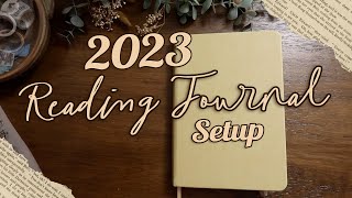 2023 Reading Journal Set Up & Reading Challenges