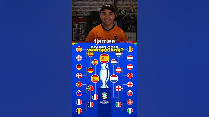 MIJN EK KNOCKOUT VOORSPELLING 🇳🇱