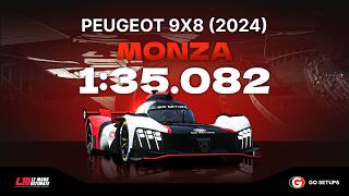 Peugeot 9X8 EVO - Monza | V1.3.1 | Le Mans Ultimate Hotlap