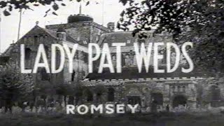 Patricia Mountbatten Wedding - Romsey