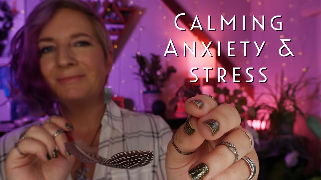 Calming Anxiety & Stress - Reiki ASMR for Grounding Peaceful Energy to ...
